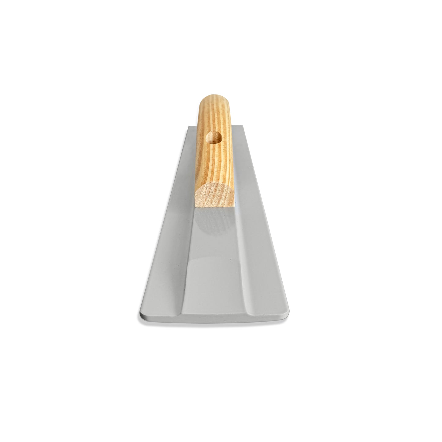 Magnesium Float with wooden handle on white background