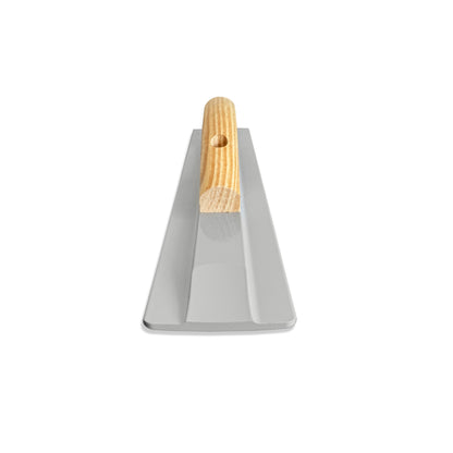 Magnesium Float with wooden handle on white background